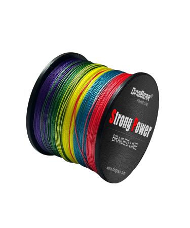 Dingbear 437YD-5000YD strongly draw generic braided fishing line fishing cord fish lines multicolored 1093yd/1000m 135lb/0.60mm
