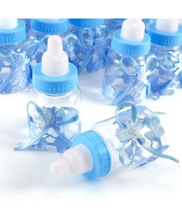 JZK 24 x blue gift boxes for baby bottles candy bottles gift boxes for gifts delicacies confetti gifts and jewelry for children