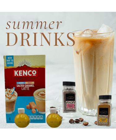 Iced Coffee Gift Set - 8x Kenco Iced Latte Sachets Coffee Topper Coffee Syrup Border Coffee Biscuits - Gift for Coffee Lover Coffee Gifts for Men Get Well Soon Gift Coffee Hampers for Women Salted Caramel 19 Piece Set - Buy Online on SooperMarket.com