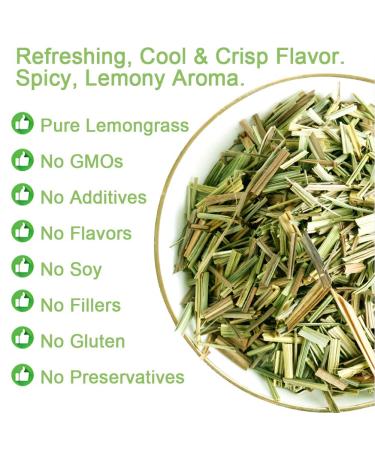 Buy Lemongrass Tea | 50g Loose Leaf Herbal Citronella | Dried Lemon Grass | International Shipping - Buy Online on SooperMarket.com