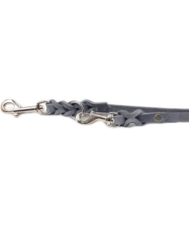 Premium Adjustable Dog Liner for Small & Large Dogs - 2m 2.40m 2.80m 3.50m 5m | Double Linen 12mm Gray - Buy Online on SooperMarket.com
