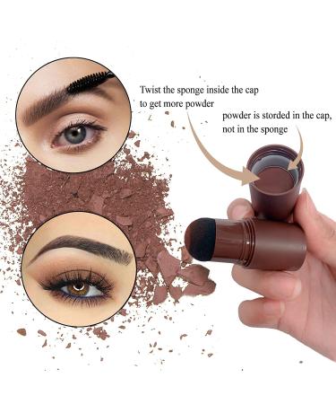 Eyebrow Stamp Stencil Kit - Waterproof Brow Stamp with 5 Reusable Stencils (Light Brown) - Buy Online on SooperMarket.com