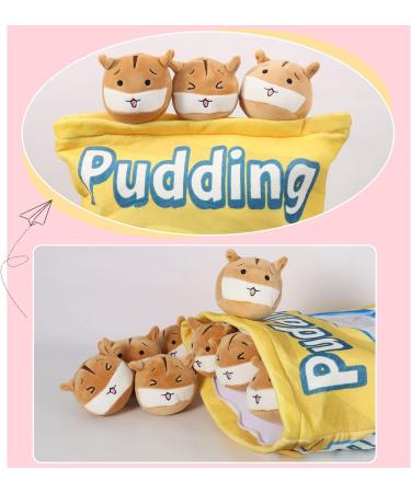 HXPLN Hamster Plush Pillow Cute Stuffed Animal Doll for Teenagers, Girls, Children Set of 8 Yellow Hamsters - Buy Online on SooperMarket.com