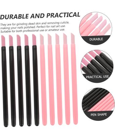 minkissy 2 Sets Nail Quartz Pen Nail File Nail Buffering File Cuticle File Manicure Nail Care Tools Nail Sanding Buffer Fingernail Buffers Files Cuticle Pusher Pp Multifunction Sanding Pen - Buy Online on SooperMarket.com