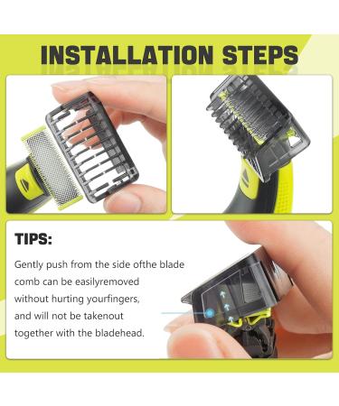 6Pcs Guide Comb Attachments Face Comb Body Comb Compatible with One Blade Pro QP2724 QP2520 QP2530 QP2620 QP2630 Trimmer Portable and Easy to Use - Buy Online on SooperMarket.com