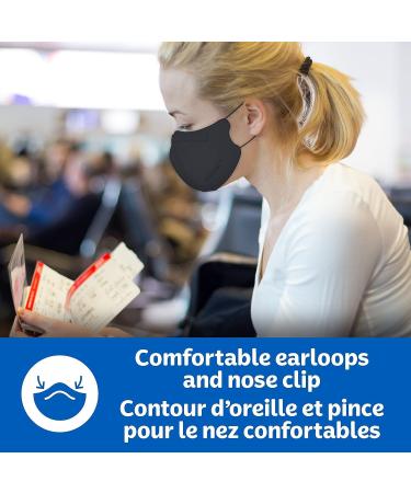 Kleenex Ultra Pro 3-Layer Face Mask (Pack of 15) Dermatologically Tested Soft Elastic Ear Loop Adjustable Nose Clip Black Ultra Pro ct - Buy Online on SooperMarket.com
