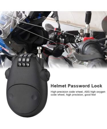 Buy Steel Wire Cable Lock for Motorcycle & Bicycle | Universal Combination Lock for Luggage & Locker (Black) - Buy Online on SooperMarket.com
