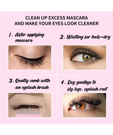 SHANPIN Stainless Steel 2pc Eyelash Comb Pink Makeup Applicator & Eyebrow Grooming Brush Tool - Buy Online on SooperMarket.com