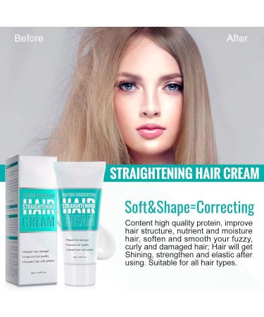 Trendyfave Hair Straightening Cream Keratin Hair Treatment Silk & Gloss Collagen Hair Smoothing Cream Protein Hair Treatments for Fast Nourishing & Smoothing Curly Hair Hair Cream for Women - Buy Online on SooperMarket.com