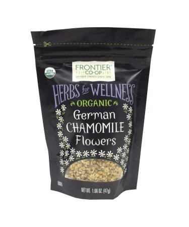 Frontier Co-op Organic German Chamomile Flowers 1.66 oz (47 g)
