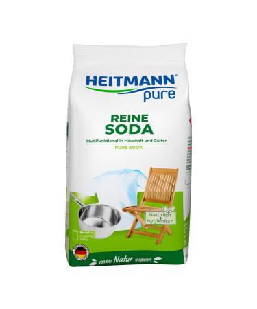 Heitmann Pure Pure Soda: Ecological multi-purpose cleaner for the household encore to detergent and cleaning agent 1x 500g 500 g (1 Pack)