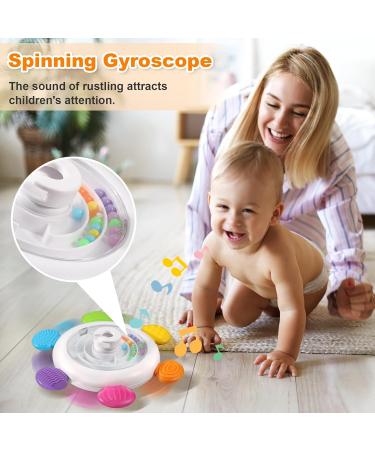 Echocube Suction Toy for Babies | Rotating Sensor & Gyroscope Fidget Spinner | Early Education & Swimming Toys for Kids - Buy Online on SooperMarket.com