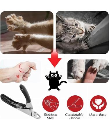 Mumusuki Pet Nail Clipper for Cats and Dogs | Professional Grooming Tool for Puppies Kittens Rabbits & Small Pets (Black) - Buy Online on SooperMarket.com