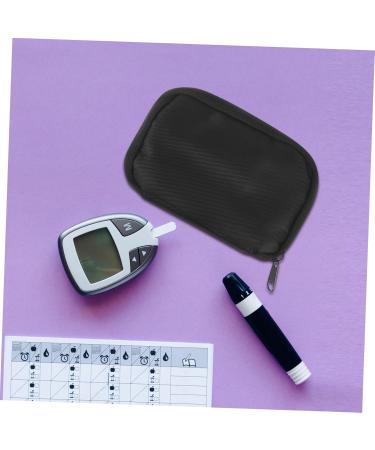 Hemoton Tote Bag 6 Pcs Blood Meter Storage Bag Zipper Case Doctor Supplies Portable Sphygmomanometer Suitcase Blackx3pcs 13x8.5cmx3pcs - Buy Online on SooperMarket.com