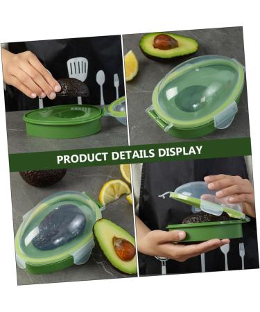 Cabilock 4pcs Avocado Crisper Vegetables Avocado Container to Keep Fresh Avocado Saver Container Box Food - Buy Online on SooperMarket.com