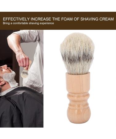 Premium Men's Shaving Brush - Foisy Bristle Portable Beard & Facial Cleaning Brush for Home & Salon Use - Buy Online on SooperMarket.com