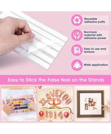 Flasoo Acrylic Nail Holder Stands Set with Magnetic Tip Holders - Silver - Buy Online on SooperMarket.com