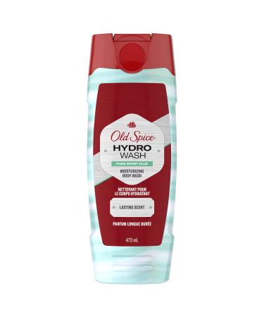 Old Spice Hydro Wash Body Wash Hardest Working Collection Pure Sport Plus  16 Oz hydro wash 1 Pound (Pack of 1)