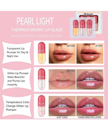 Swetiyou Lip Plumper Set - Natural Lip Care Serum for Hydration, Fine Line Reduction, and Fuller, Shiny Lips - Moisturizing Women's Lip Gloss - Buy Online on SooperMarket.com