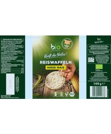 Buy Biozentrale Millet-Corn Rice Cakes - Pack of 12 (100g each) | Healthy Snacks International Shipping - Buy Online on SooperMarket.com