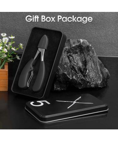 opove X5 Silver Podiatrist Toenail Clippers for Ingrown or Thick Nails - Precision Diabetic Pedicure Tool for Men - Buy Online on SooperMarket.com