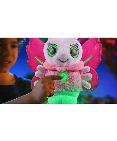 Eolo Glowies Fireflies Toddler Sleep Aid Nightlight | 3 Lullabies, 2 Relaxing Sounds, Auto-Off Timer | Pink Small Nightlight - Buy Online on SooperMarket.com