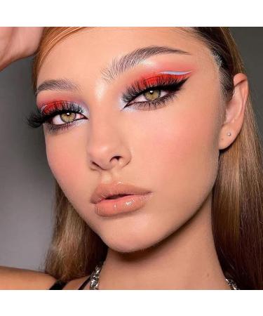 False Eyelashes Faux Mink Fluffy Cat Eye Lashes 3D Dramatic Natural Eyelash Wispy Curly Full Volum 10 Pairs Charming - Buy Online on SooperMarket.com