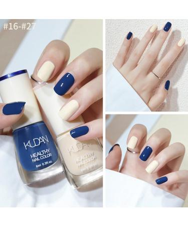 TBeautfave Creamy White Nail Varnish Quick Dry & Long Lasting Nail Varnish Pastel Nail Polish Non-Toxic Water Based Formula Natural Nail Polish for DIY Nail Art No Need Cure CreamyWhite - Buy Online on SooperMarket.com