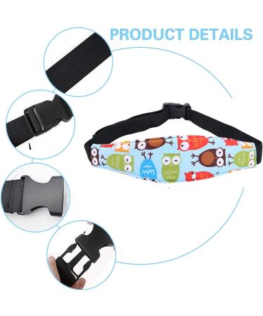 Baby Kids Safety Head Support Hugger - Blue Neck Protection Belt for Car Seat - Buy Online on SooperMarket.com
