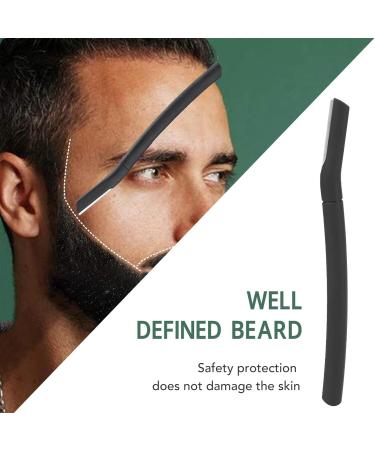 Metal Eye Brewing Trimmer - Stainless Steel Manual Eyebrow & Facial Hair Remover | Unisex Multi-Purpose Tool with 6 One-Way Blades - Buy Online on SooperMarket.com