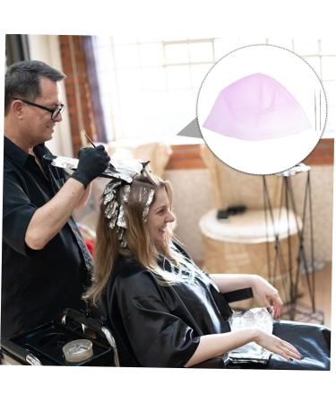 Ipetboom 1 Set Hair Color Highlighter Cap Hair Styling Tools with Hook Dye Mixer Bowl Hair Bleaching Cap Hair Frosting Cap Hat Dye Caps Clamshell Hairdressing Cap To Weave Pink 22X16X1CM Pink - Buy Online on SooperMarket.com