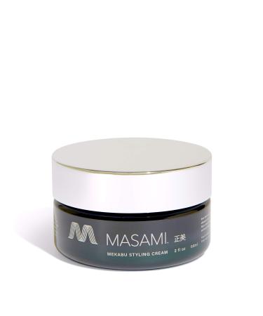 MASAMI Mekabu Hydrating Styling Cream Travel Size | Sulfate Free | Paraben Free | Phthalate Free | Vegan | Cruelty Free | Salon Quality | Color Safe | All Hair Types & Textures