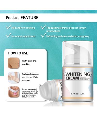 Go Ho Skin Whitening Cream | Intimate Area Lightening & Dark Spot Remover for Underarms Elbows and Inner Thighs - Easy to Use International Shipping - Buy Online on SooperMarket.com