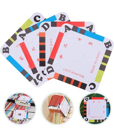 EXCEART Weaving Shuttle and 100Pcs Tablet Weaving Cards - DIY Weaving Supplies for Loom and Inkle Loom | Paper Business Cards for Weaving Accessories - Buy Online on SooperMarket.com
