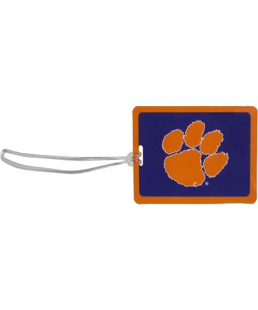 Siskiyou NCAA Clemson Tigers Vinyl Luggage Tag 2pk - Orange - One Size - Buy Online on SooperMarket.com