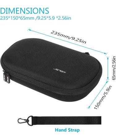 JSVER Hard Case for DJI Action 2 - Portable Storage Case for DJI Action 2 Dual-Screen and Power Combo - Protective Carrying Case for Accessories - Buy Online on SooperMarket.com