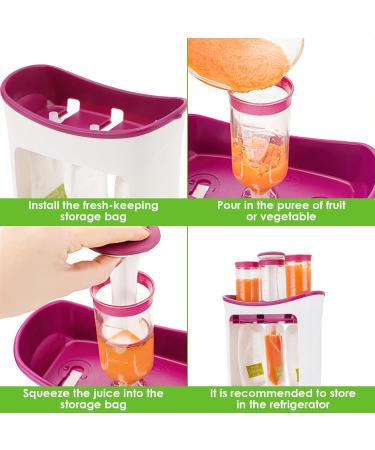 Nosii Fresh Fruit Juice Squeeze Station & Baby Food Maker with Storage Bags - Buy Online on SooperMarket.com