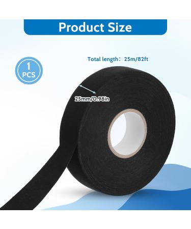 Simarro Non-Slip Ice Hockey Tape - 25m Self-Adhesive Handle Grip for Hockey Tennis Golf & Badminton Rackets - Durable Black Sports Handle Band - Buy Online on SooperMarket.com