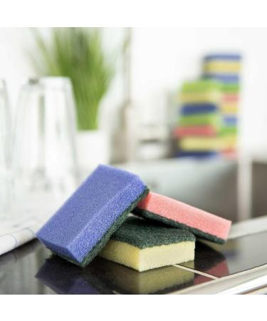 Buy SIDCO 100 x Pot Scrubber Cleaning Sponge | Durable Dishwashing & Kitchen Sponge - Fast International Shipping - Buy Online on SooperMarket.com