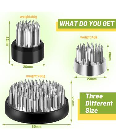3-Piece Silver Japanese Flower Holder Set for Floral Arrangements and Plant Fixation - Buy Online on SooperMarket.com