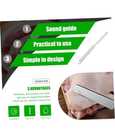 Buy Yardwe 2-Piece Sounding Kitchen Tools | Scratch-Free Steel Holder & Meat Curtain Cover | Practical Cooking Tools for Home & Restaurant - Buy Online on SooperMarket.com