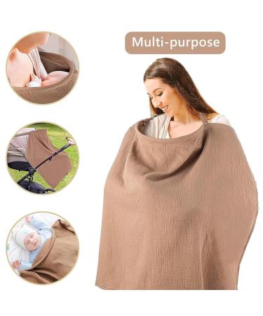 Lohill Breastfeeding Towel & Nursing Cover | Silent Musselin Baby Cover for On-the-Go Moms - Buy Online on SooperMarket.com