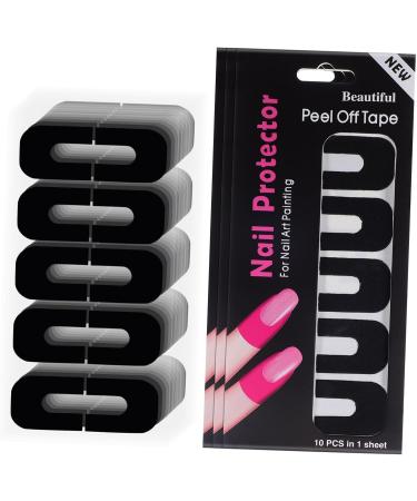 Ipetboom Nail Protector 200 Sheets nail gel polish nail protective oil nail polish patch adhesive tape protective film Nail Polish Guard tool Nail Polish Guards For Fingers Nail Tape 3.00X2.50X0.10CMx2pcs As Shownx2pcs - Buy Online on SooperMarket.com