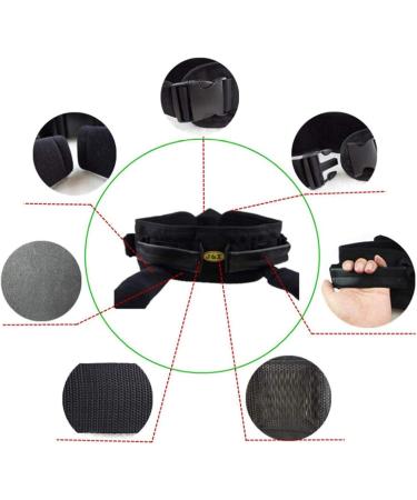 Transfer Belt Transfer Belt with Leg Loops Medical Nursing Safety Assist Training Device Walking Standing Rehabilitation Belt - Pediatric Elderly (Black) M - Buy Online on SooperMarket.com