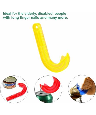 SUL Ring Pull Can Opener Designed for Weak Hands Weak Grip or Limited Dexterity Arthritis Elderly Children and Anyone with Low Strength Makes Easy Work of Opening Cans jar (Yellow) - Buy Online on SooperMarket.com