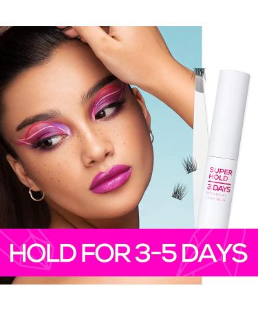 CAELYMINE Cluster Lash Glue - Super Strong Hold 72 Hours - Waterproof & Latex Free - Buy Online on SooperMarket.com
