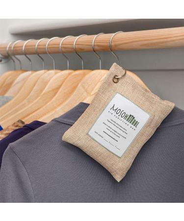 MOSO NATURAL Air Purifying Bag 200g (3 Pack) - Odor Eliminator for Cars, Closets, Bathrooms, & Pet Areas - Bamboo Charcoal Absorber - Buy Online on SooperMarket.com