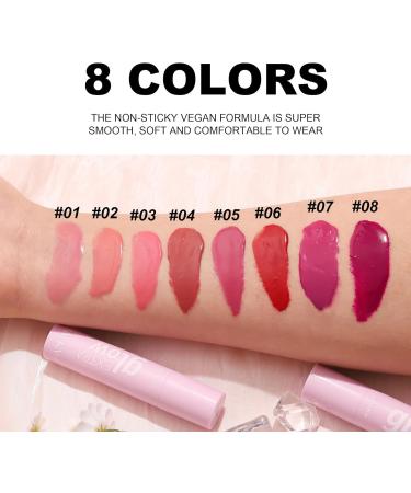 3 Pcs Plumping Lip Gloss Set - Glass Shine Moisturizing Lipstick Hydrating Tinted Balm for Non-Sticky High Shine Color (Colors 04 05 08 - Buy Online on SooperMarket.com