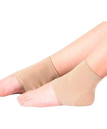 Breathable Moisturizing Gel Heel Socks - Silicone-Gel Spa Bandages for Heel Spurs & Foot Care - Buy Online on SooperMarket.com