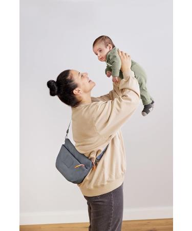 L SSIG Baby Stroller Organizer & Shoulder Bag - Anthracite | Complete Stroller Solution with Attachment | Buggy Bum Bag - Buy Online on SooperMarket.com